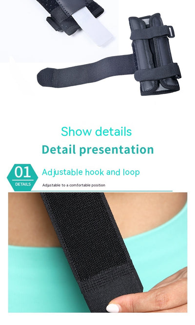 Steel Plate Support Hand Protector Twining Wristbands Removable Adjustment