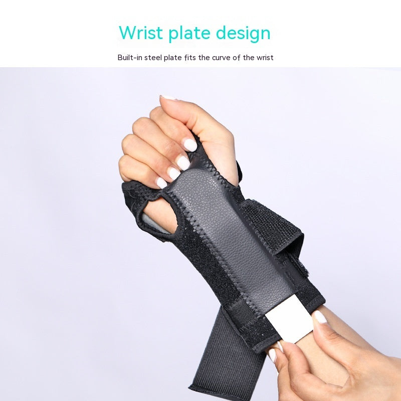 Steel Plate Support Hand Protector Twining Wristbands Removable Adjustment