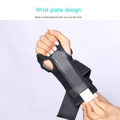 Steel Plate Support Hand Protector Twining Wristbands Removable Adjustment