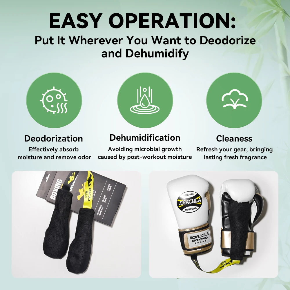 1PCs Boxing Gloves Deodorizer Activated Charcoal Bags Odor Absorber Moisture Eliminator for Gym Bag Bowling Bag Boxing gear Car