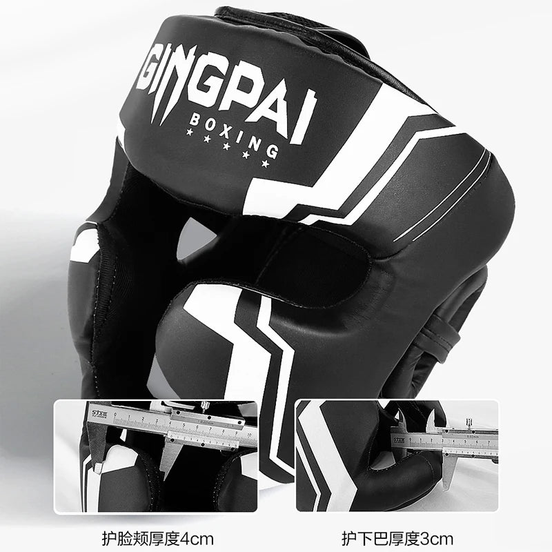 Kick Boxing Helmet Karate Muay Thai Guantes De Boxeo Free Fight Headgear MMA Head Guard Sanda Training Adults Kids Equipment
