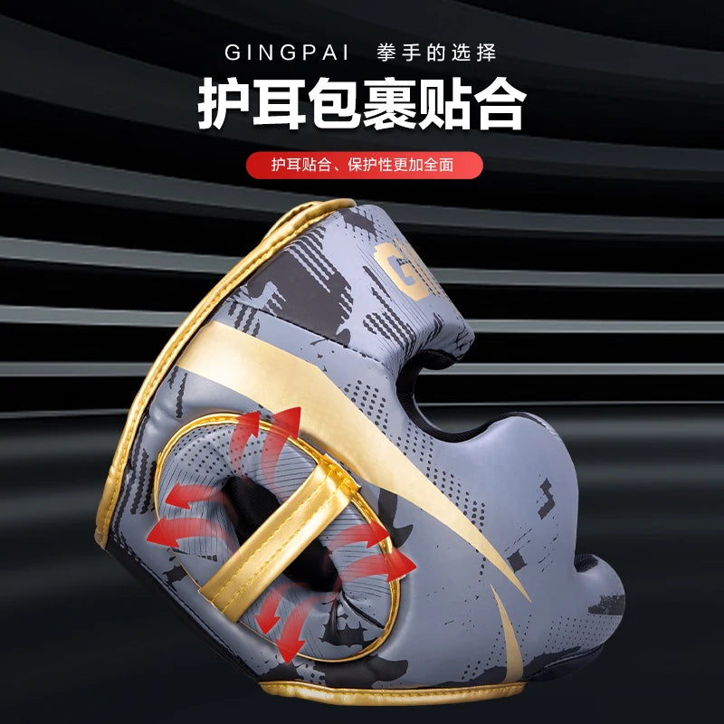 Casque de kick-boxing Gingpai