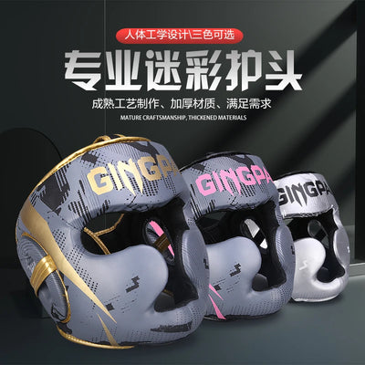 Casque de kick-boxing Gingpai