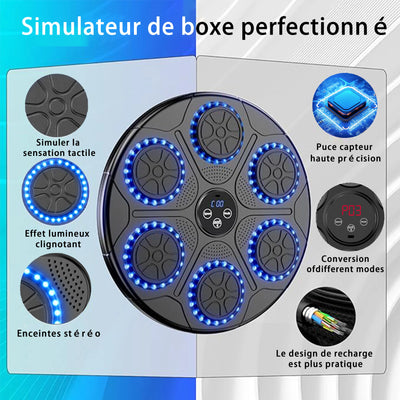 machine de boxe musicale intelligente Bluetooth