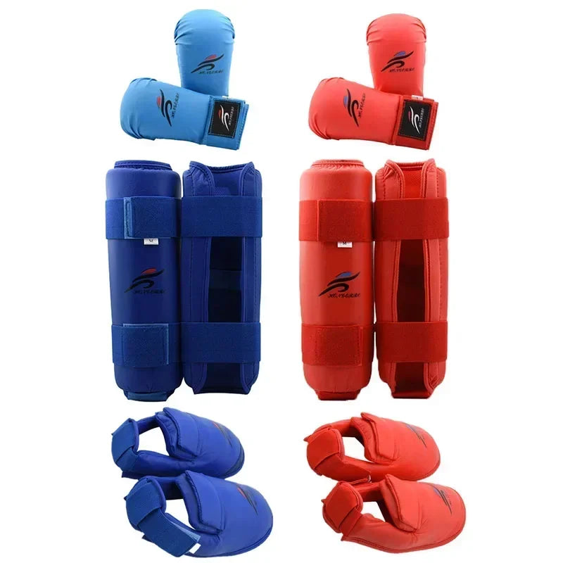 Ensemble de protections pour jambes, mains et pieds