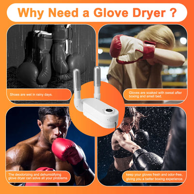 Séchoir à gants de boxe avec minuterie intelligente