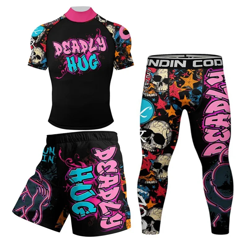 ensemble de compression skull mma