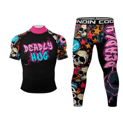 ensemble de compression skull mma