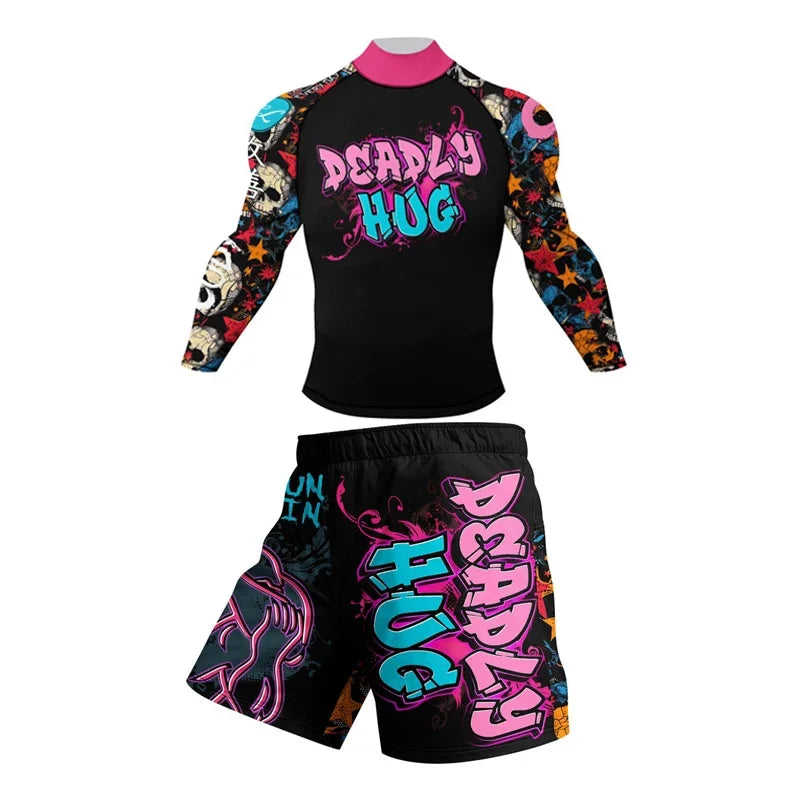 ensemble de compression skull mma