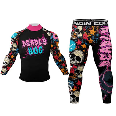 ensemble de compression skull mma